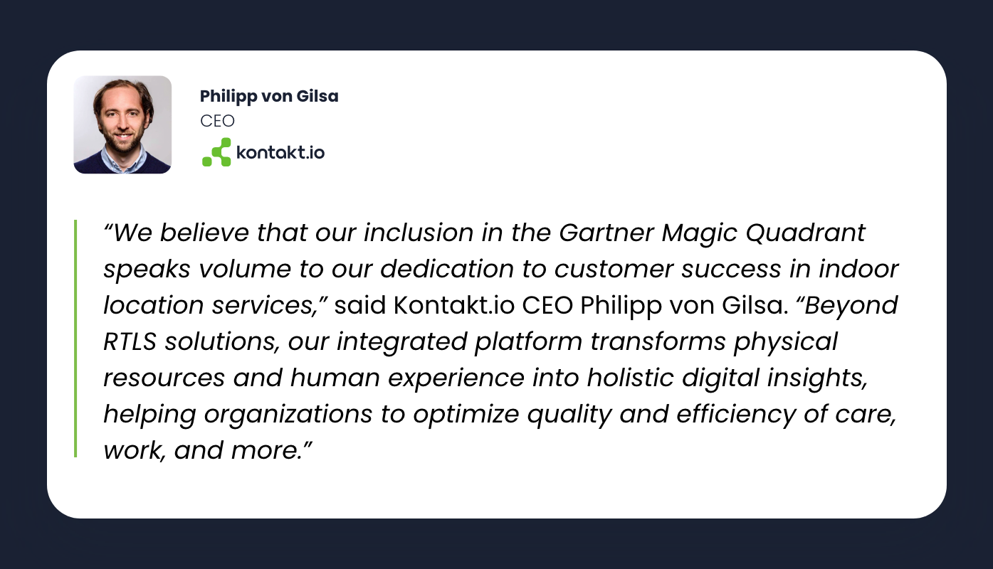 Kontakt.io Recognized in 2023 Gartner® Magic Quadrant™ for Indoor