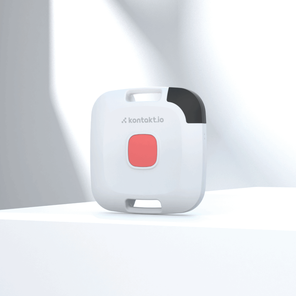 Picture of Smart Badge Mini 3 for nurse duress alerting on white background
