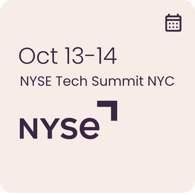 NYSE Tech Summit NYC