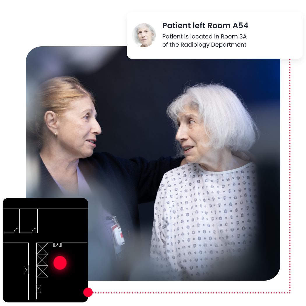 Patient Elopement rapid response with instant alerts