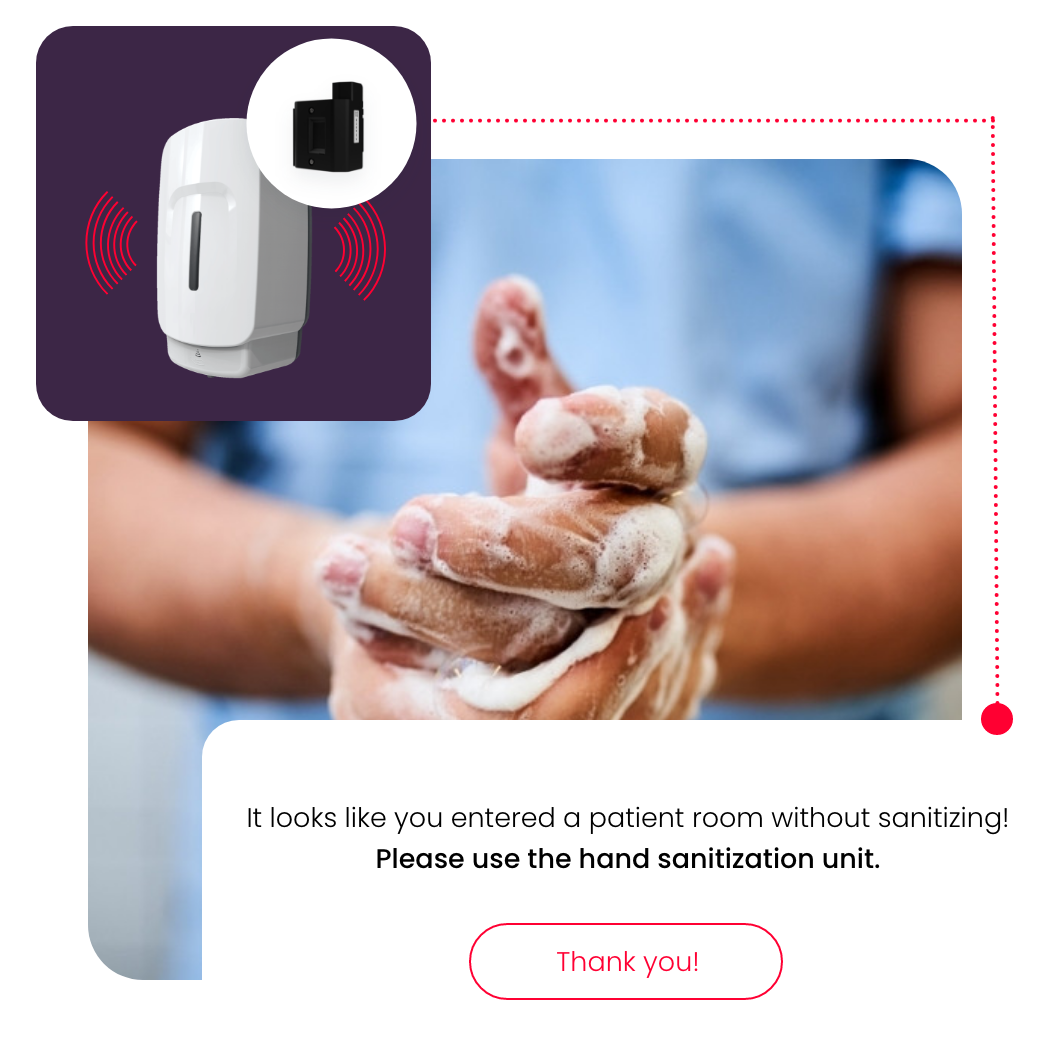 real time reminders for hands hygiene