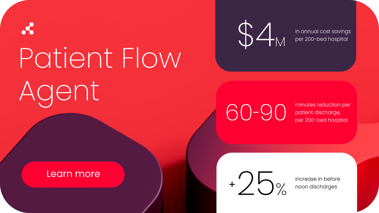 patient flow agent main result numbers