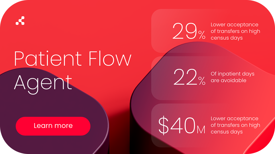 patient flow agent main result numbers