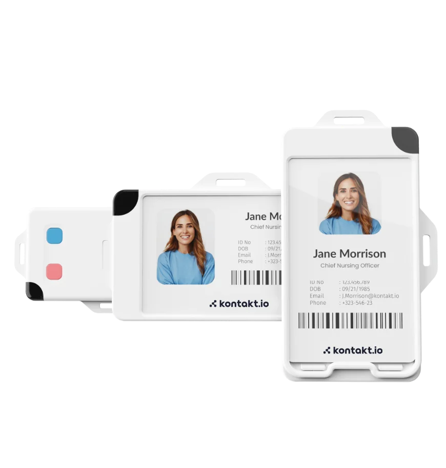 2 in 1 smart badge