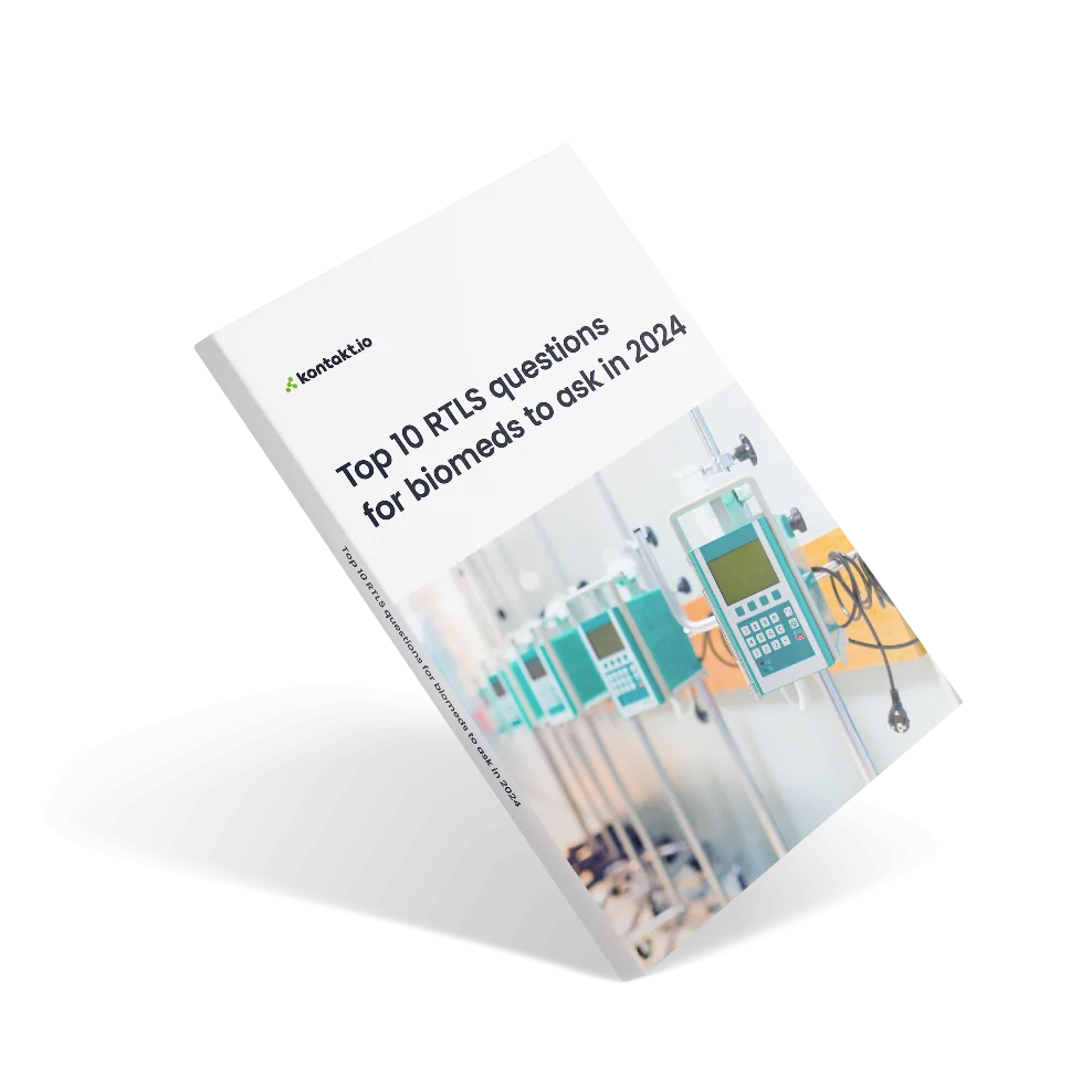 Top 10 RTLS questions for biomeds to ask in 2024 whitepaper