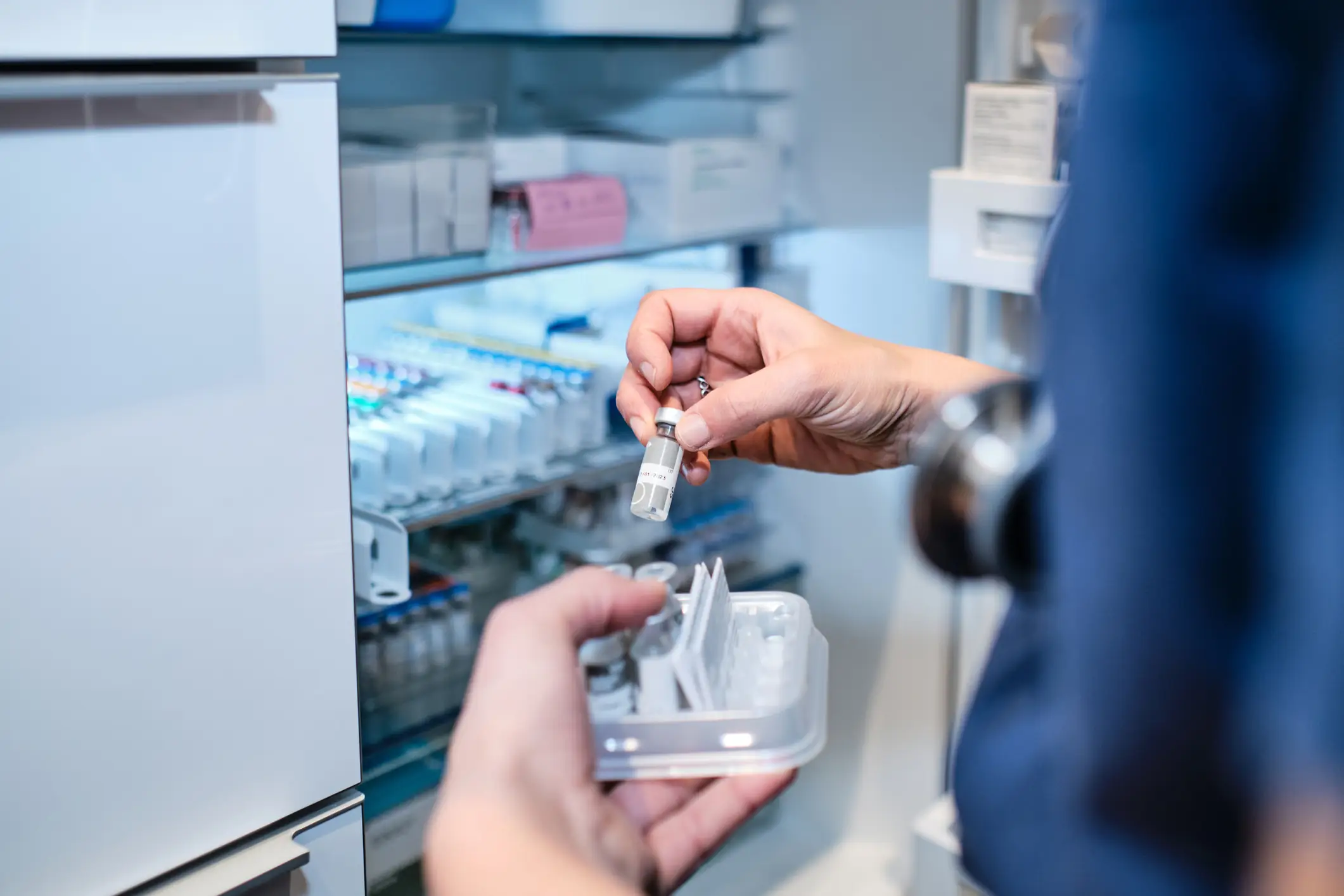 vaccines in the refrigerator